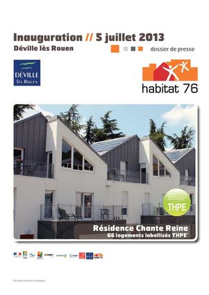 Inauguration Résidence Chante Reine - Déville lès Rouen