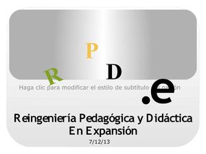 CONFERENCIA LEONARDO I-PLAN DE ESTUDIOS