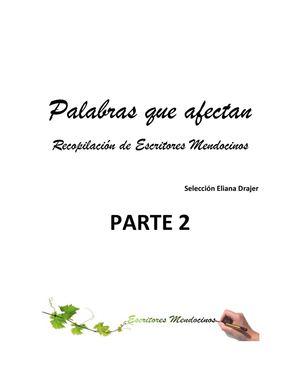 Escritores mendocinos. Palabras que afectan. Parte 2