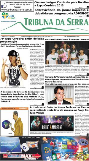 Jornal Tribuna da Serra - Cordeiro/RJ - Edição nº 465