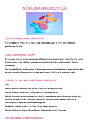 los anticonceptivos