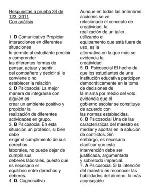 RESPUESTAS DE LA PRUEBA