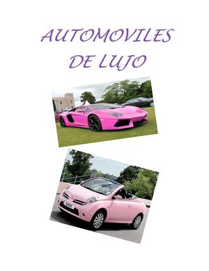 AUTOS DE LUJO