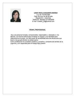 presentación personal