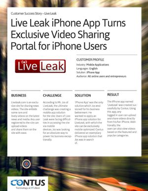 Calaméo - Live Leak iPhone App Turns Exclusive Video Sharing Portal for