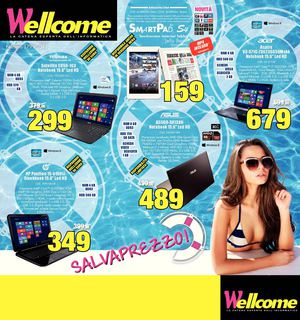 Volantino Wellcome dal 16/7 al 9/09/2013