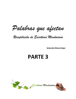 Escritores mendocinos. Palabras que afectan. Parte 3