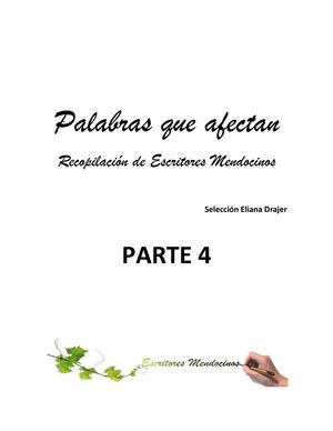 Escritores mendocinos. Palabras que afectan. Parte 4