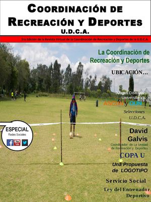 Revista Virtual de la Coordinación de Recreación y Deportes U.D.C.A. 2013-1