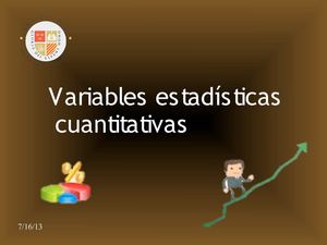 Variables Cuantitativas