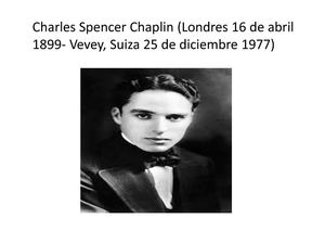 Biografia de Charles Spencer Chaplin 
