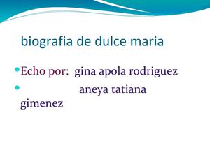 Dulce Maria