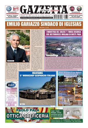 Gazzetta del Sulcis Iglesiente N° 633 del 13 Giugno 2013 