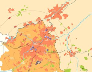 Carte de Lille Métropole