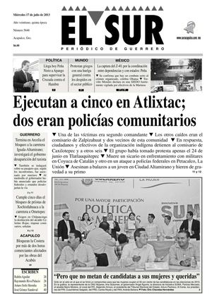 El Sur Miércoles 17 de Julio de 2013