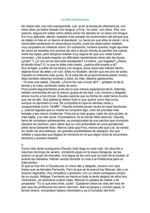 La niña transparente