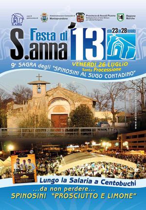 Festa Sant'Anna 2013 - Sagra degli spinosini