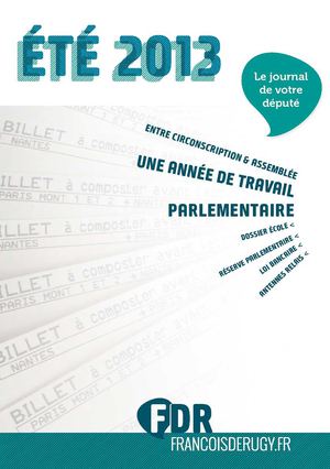 été 2013 - Le journal de François de Rugy
