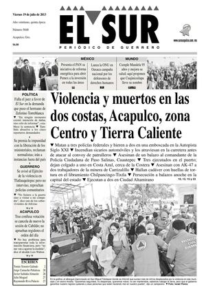 El Sur Viernes 19 de Julio de 2013