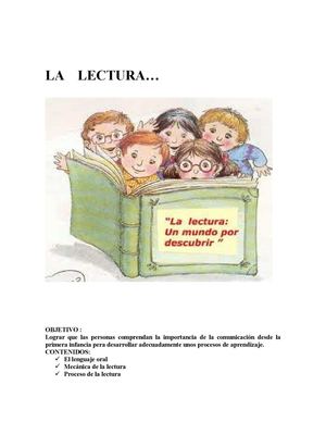 LA LECTURA