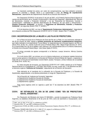 Historia de la Prefectura de Zona Mar Argentino Sur y sus Dependencias Subordinadas Tomo X Parte II