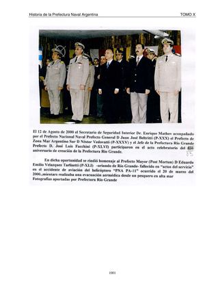Historia de la Prefectura de Zona Mar Argentino Sur y sus Dependencias Subordinadas Tomo X Parte III