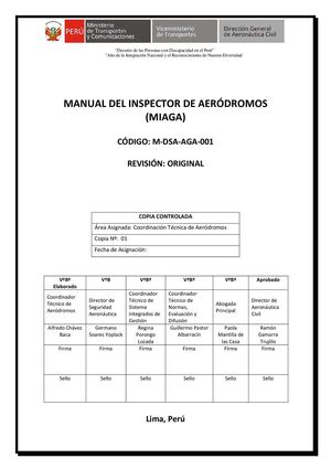 Manual del Inspector de Aerodromos
