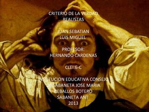 Criterios de la verdad (Realista)