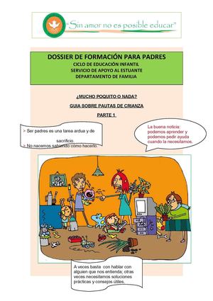 DOSSIER CICLO DE EDUCACION INFANTIL ESTE SI ES