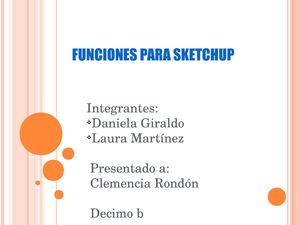 Funciones de Sketchup