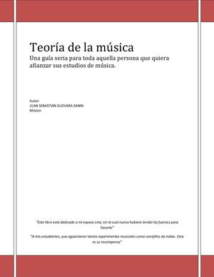 Teoría de la música