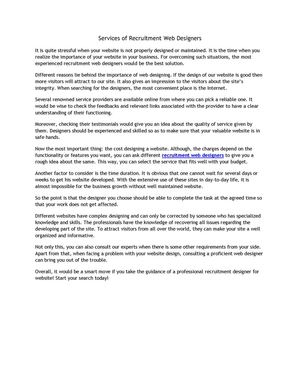 Fast Recruitment Websites