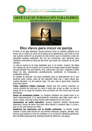 articulo de formacion de pareja