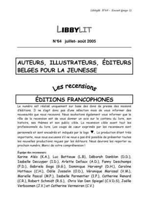 Libbylit n° 64 juillet - août 2005