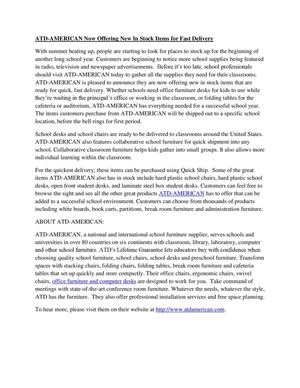 ATD American Furniture