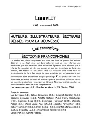 Libbylit n° 68 mars - avril 2006