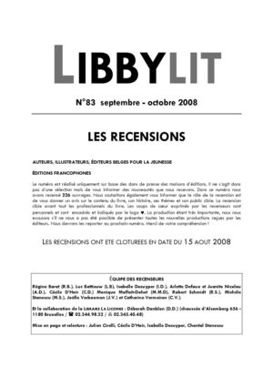 Libbylit n° 83 septembre - octobre 2008