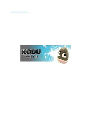Manual de Kodu