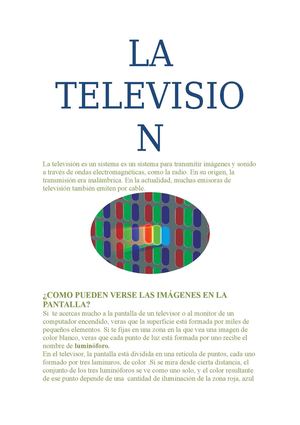 LA RADIO Y LA TELEVISION