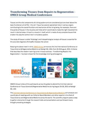 Transforming Tissues from Repairs to Regeneration