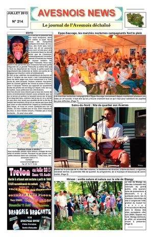 AVESNOIS NEWS N° 214