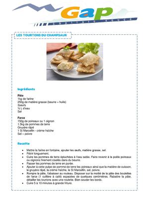 Les tourtons du Champsaur