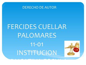 derecho de autor 
