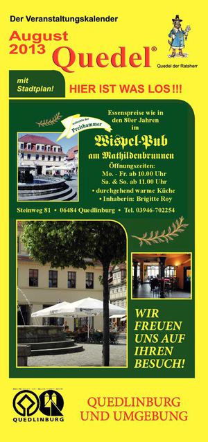Quedel Veranstaltungskalender / August 2013