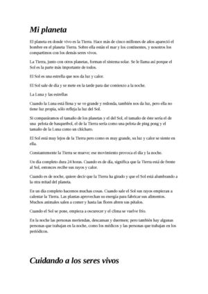 temas de lectura en ciencia naturales en segundo de primaria 