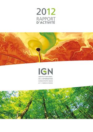 2012 - Rapport d'activité IGN