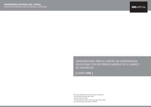 Orientaciones para el diseño de experiencias 