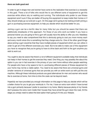 Looking At The Advantages And Disadvantages Of Joining A Gym Or Purchasing Fitness Equipment For Your Home