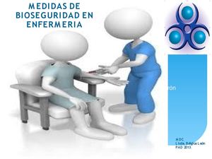 MEDIDAS DE BIOSEGURIDAD EN ENFERMERIA