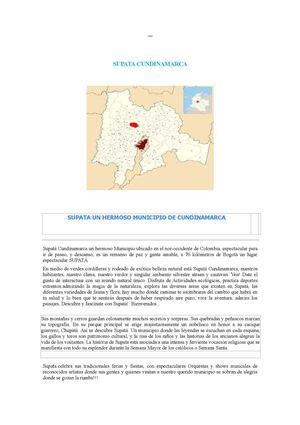 MI QUERIDO SUPATA CUNDINAMARCA